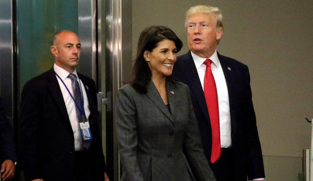 Nikki Haley takes center stage during Trump’s UN debut