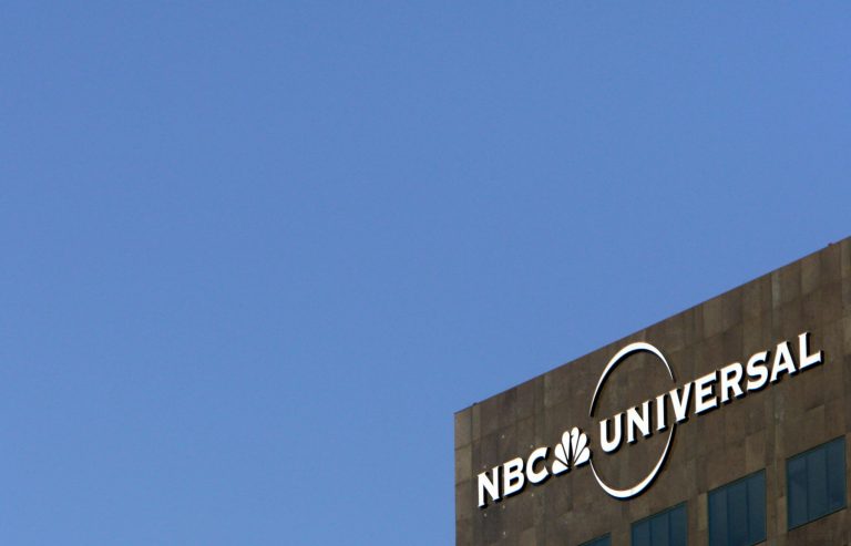 The NBC Universal logo hangs on a building in Los Angeles, Thursday, Dec. 3, 2009.ÃÂ National Labor Relations Board members ruled Monday that NBC Universal, the parent company of the namesake TV network and the cable news channel MSNBC, was illegally refusing to deal with its employees' union, the National Association of Broadcast Employees and Technicians.ÃÂ (AP Photo/Jae C. Hong)