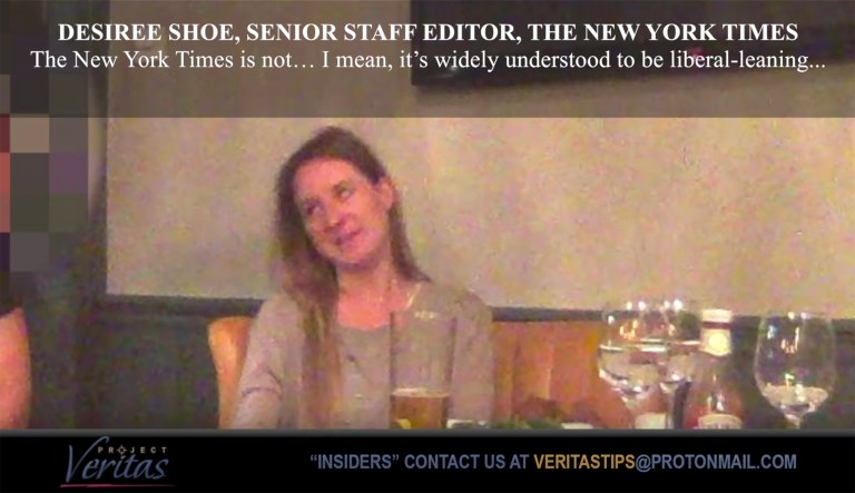 The Project Veritas video appears to show a Times 