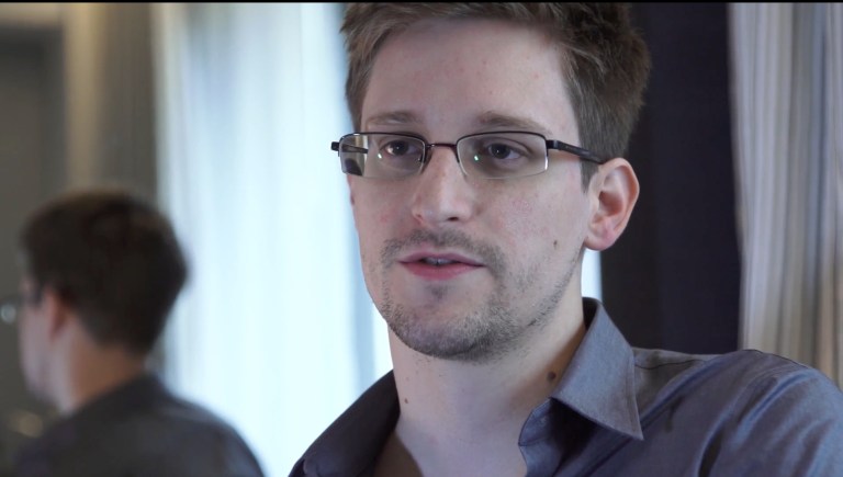 Edward Snowden has left Moscow's Sheremetyevo airport and entered Russia his lawyer said on Thursday Aug. 1, 2013. (AP/The Guardian, Glenn Greenwald and Laura Poitras)