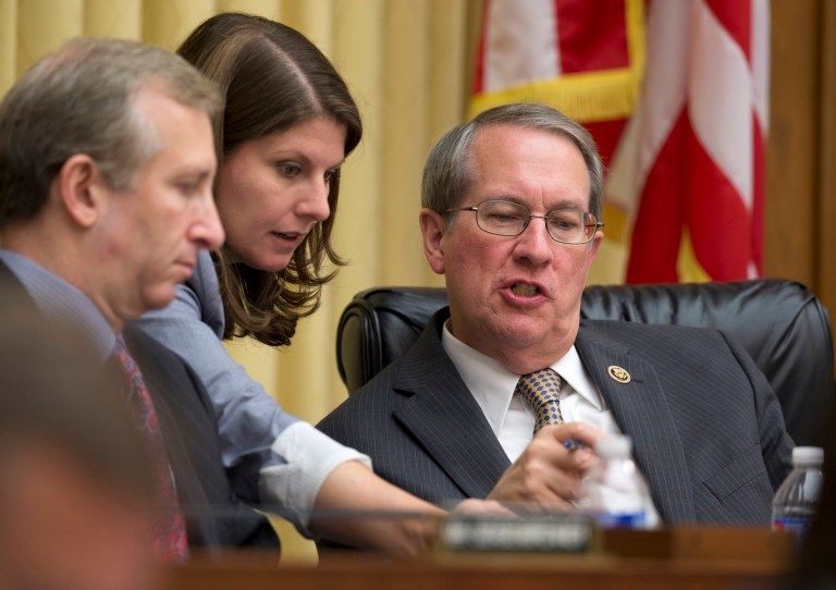 Rep. Bob Goodlatte aims to end a long-running dispute between traditional retailers and online sellers. (AP Photo/Manuel Balce Ceneta)