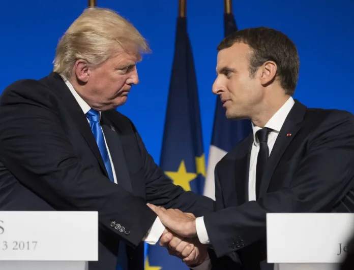 Macron delivered a spectacle. Trump delivered the hostages