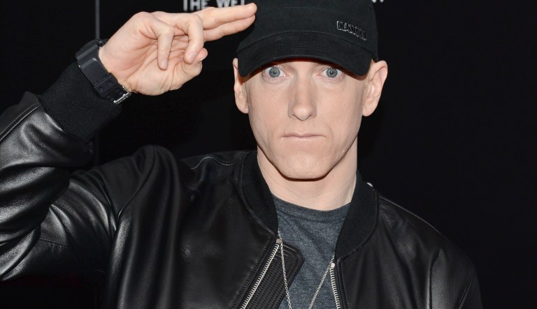 It's now understandable why Eminem ripped Trump for over four straight minutes: He can't make a decent song anymore. (Photo by Evan Agostini/Invision/AP)