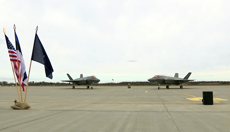 Two F-35s land in Bulgaria for European deployment