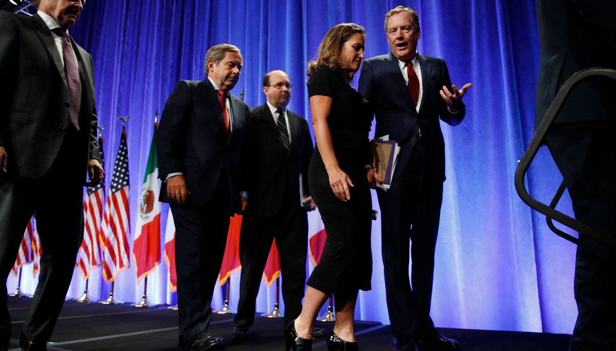 Canada says 'hard no' on Trump change to NAFTA dispute resolution
