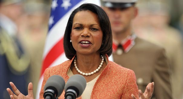 The speech creating Vice President buzz for Condoleezza Rice