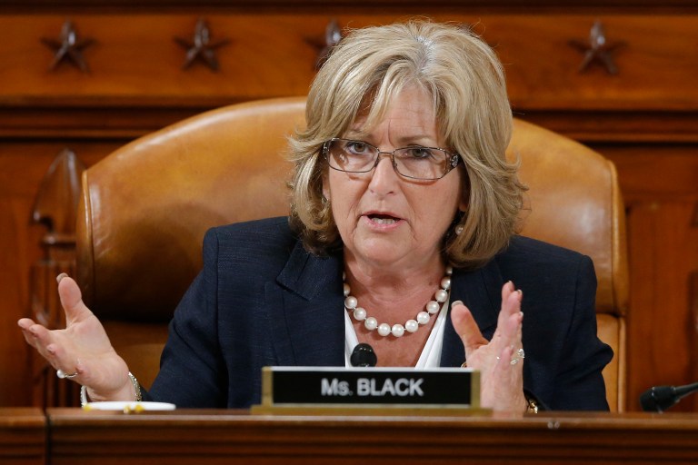 Tennessee Congresswoman Diane Black cited Trump's penchant for insulting his opponents on both the trail and social media as cause for concern. (AP Photo/Charles Dharapak)