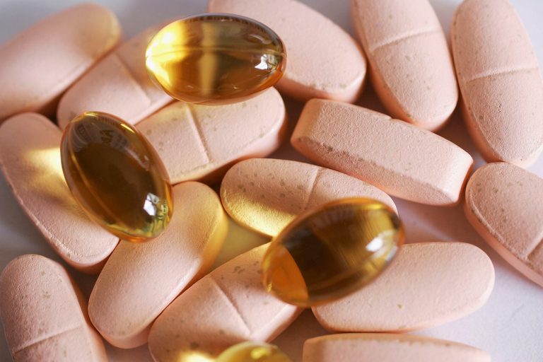 A selection of over the counter vitamin supplements is pictured on July 12, 2005 in Edinburgh, United Kingdom. (Photo Illustration by Christopher Furlong/Getty images)