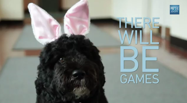 Bo Obama one ups the Easter Bunny