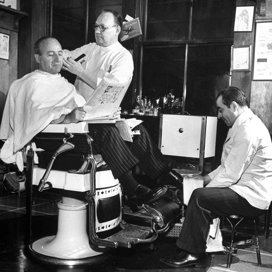 Barbering Back Then