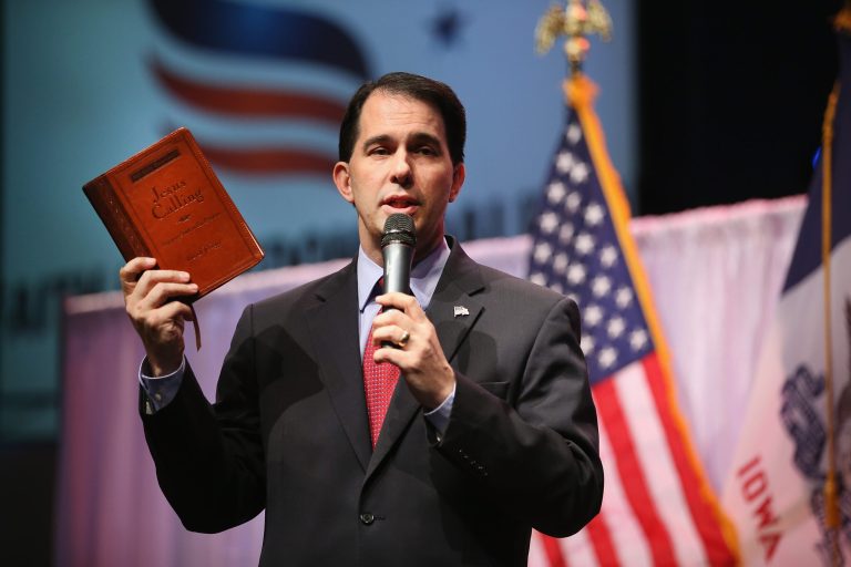 Wisconsin Gov. Scott Walker began his five-day trip to Israel this week with a visit to several historic and religious sites, including the Western Wall and Church of the Holy Sepulcher. (Getty Images)
