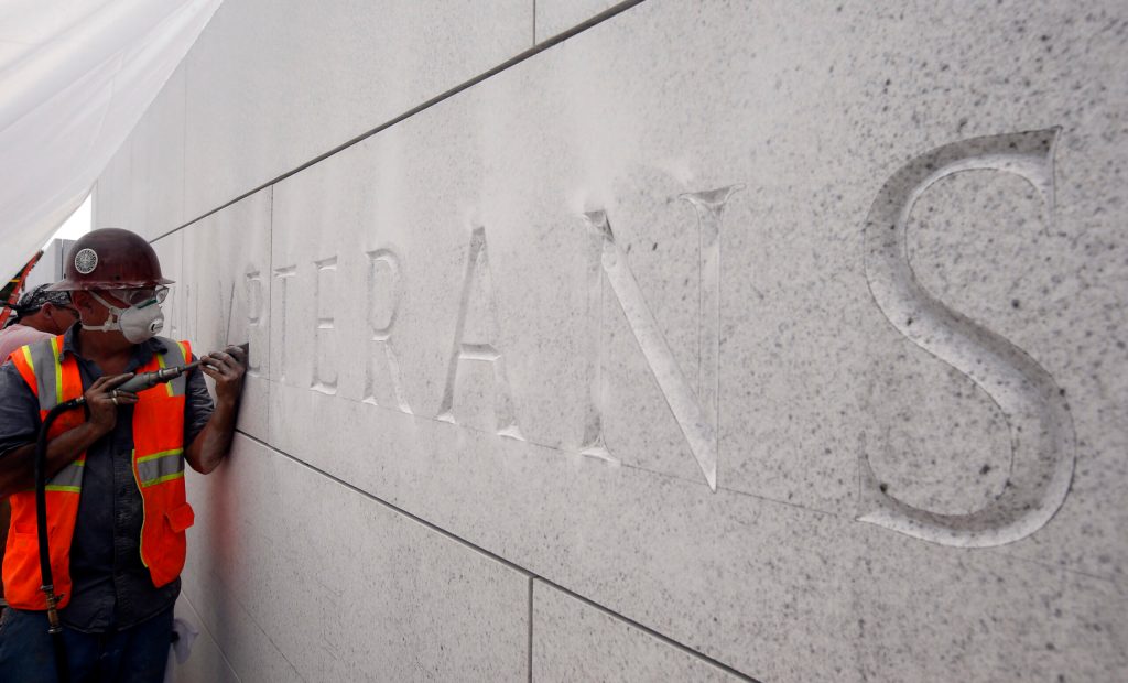 Memorial honoring injured veterans under way in DC