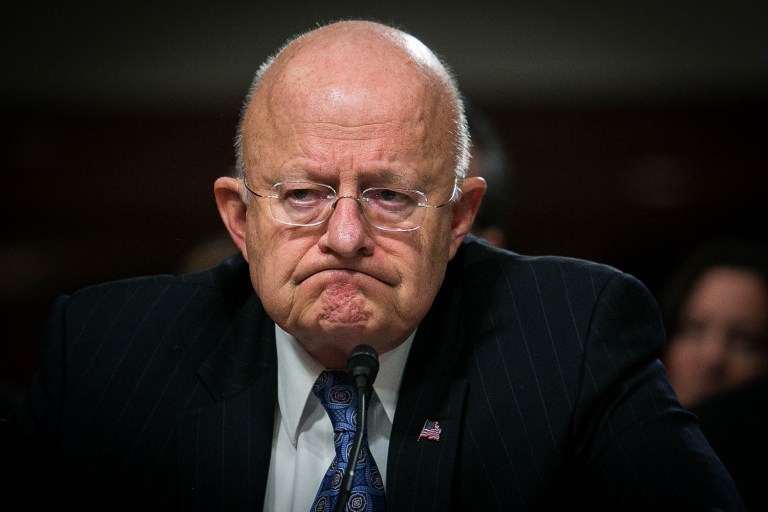 Director of National Intelligence James Clapper submitted his resignation letter Wednesday night. (Graeme Jennings/Washington Examiner)