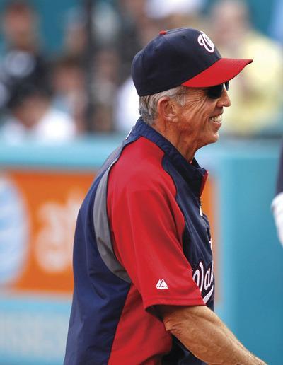 AP photos
Davey Johnson has won 1,188 games as a manager and has a better winning percentage(.561)than Bobby Cox(.556), Joe Torre(.538)and Tony La Russa(.536).