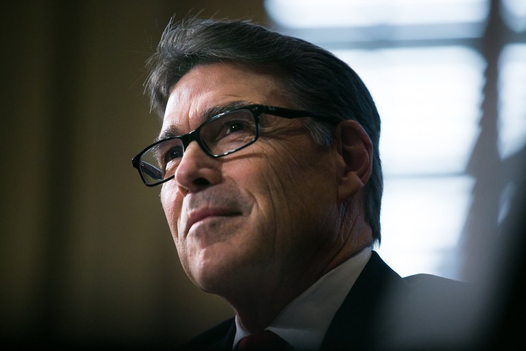 An environmentalist coalition announced its intent to sue Perry and the Energy Department in 60 days if it doesn't reverse its decision to delay five energy conservation regulations for appliances. (Graeme Jennings/Examiner)
