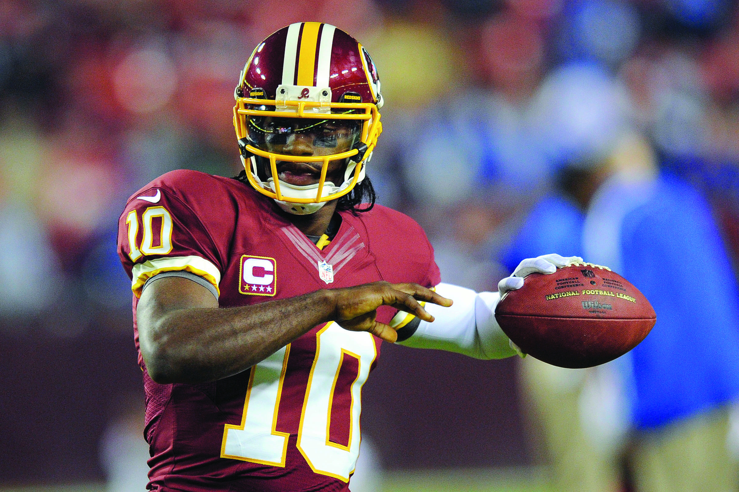 Redskins’ RG3 trying to read Reed