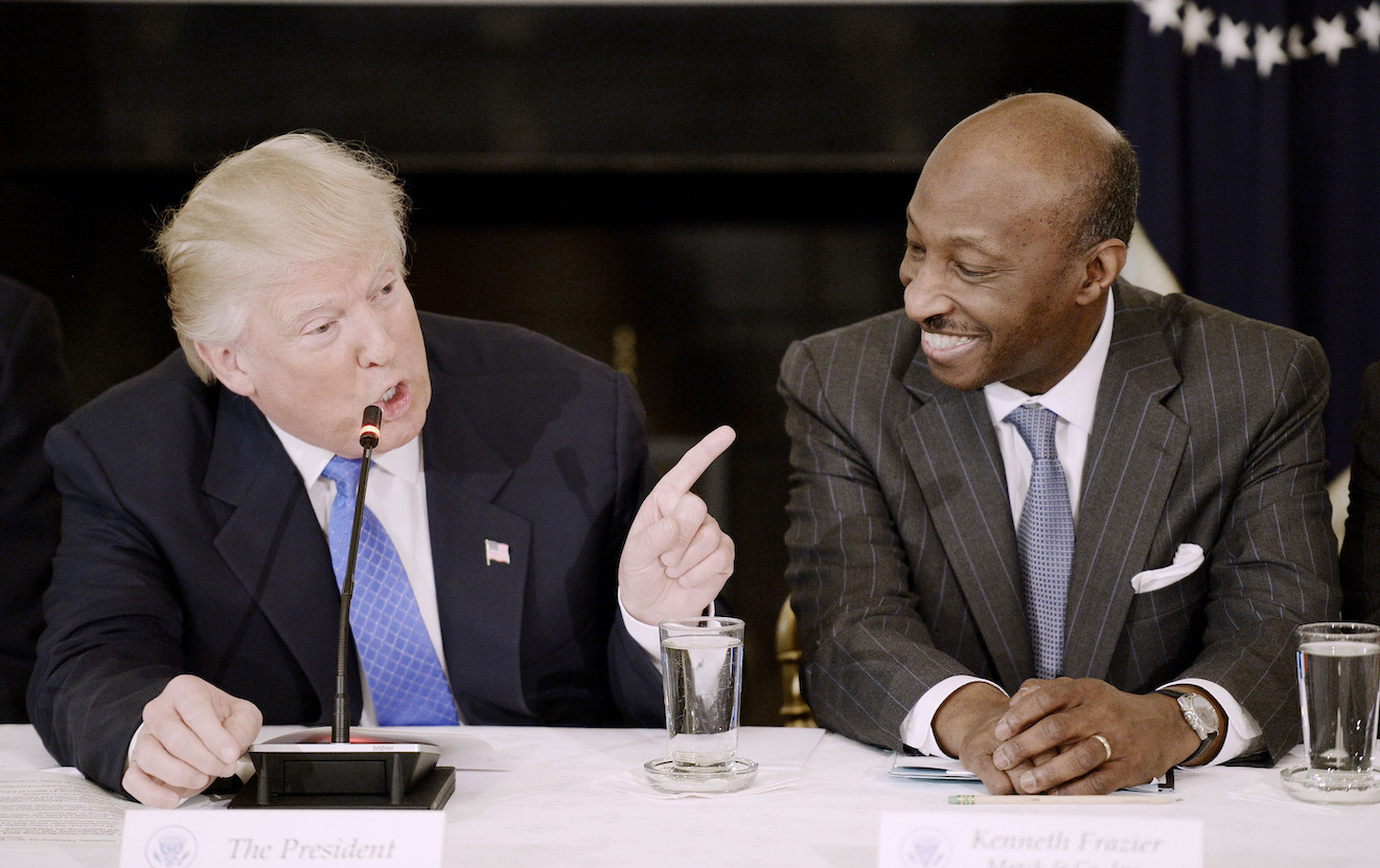 Trump Attacks Merck CEO for Resigning from a White House Manufacturing Council