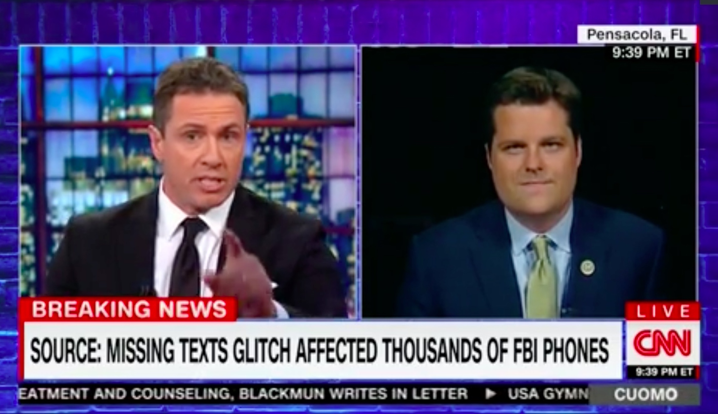Rep. Matt Gaetz calls missing FBI texts ‘greatest coincidence since the immaculate conception’