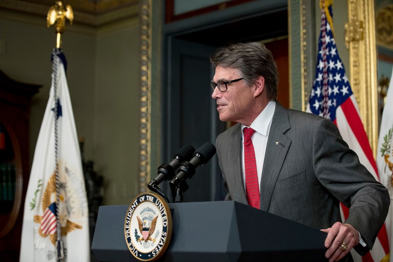 The Trump administration is giving Energy Secretary Rick Perry nearly triple the amount of time to review the regulations and decide whether or not to move ahead with them. (AP Photo/Andrew Harnik)
