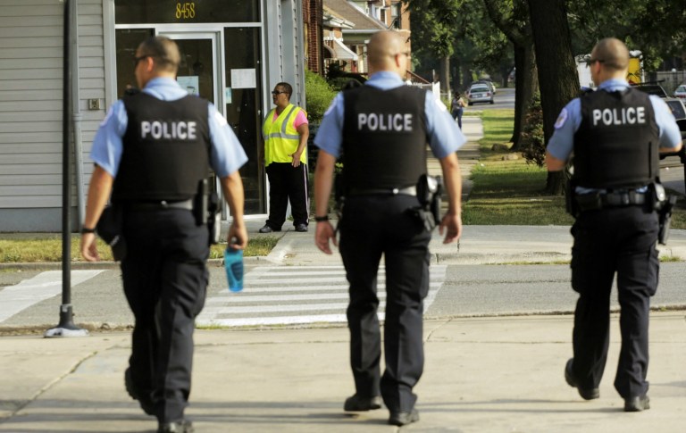 Donald Trump had claimed stop and frisk was the reason for the murder rate's decline from 2,200 to 500. (AP Photos/M. Spencer Green)