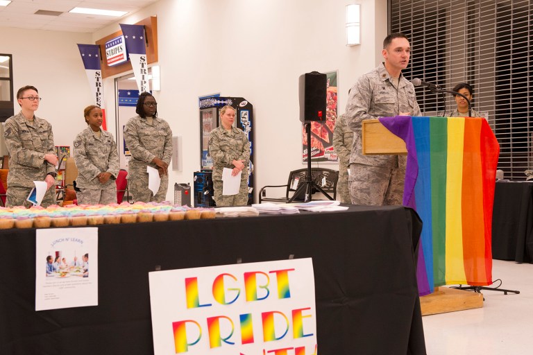 Advocates for gay and transgender rights say it will be difficult to order an about-face at this point. (U.S. Air Force photo by Senior Airman Joshua Turner)