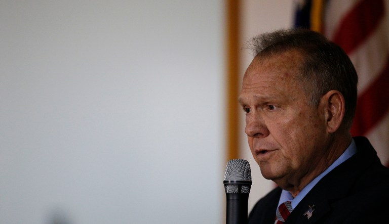 Leigh Corfman said Moore initiated sexual contact with her when she was 14 years old at Moore's home. (AP Photo/Brynn Anderson)