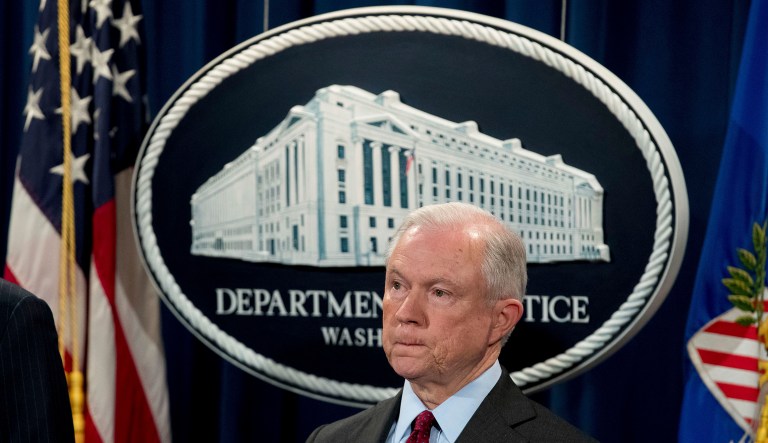 In a reply brief filed by the U.S. Attorney's Office for the District of Columbia on Tuesday to the Superior Court of the District of Columbia, the Justice Department says it is modifying its request, no longer pursuing its broad request for the IP data -- i.e. data that would have personally identified the visitors to the site -- for visitors to disruptj20.org. (AP Photo/Andrew Harnik)