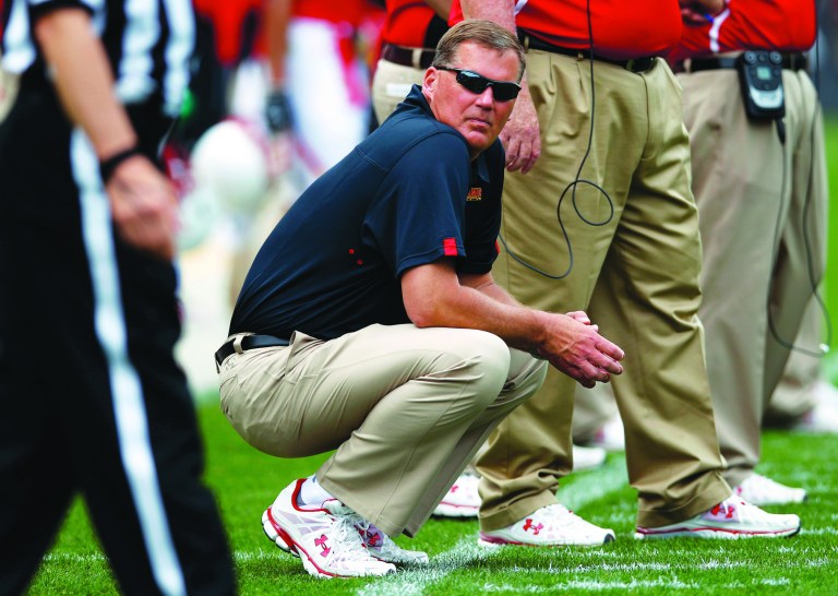 Patrick Semansky/AP
Randy Edsall went 2-10 in his first season as coach of the Terrapins after inheriting a team that finished 9-4 the year before.