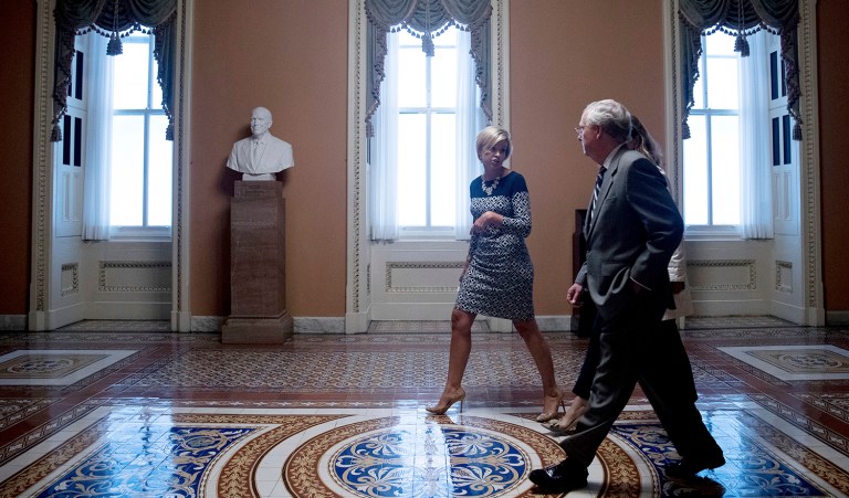 Republicans plan to vote Tuesday on whether to begin debate on a healthcare bill. (AP Photo/Andrew Harnik)