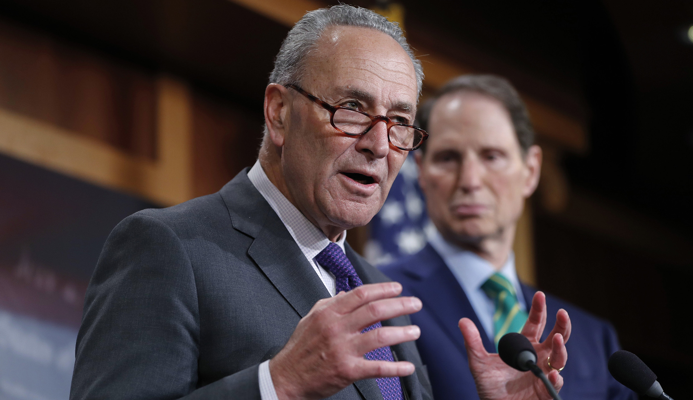 Trump accuses Democrats of opposing tax cuts
