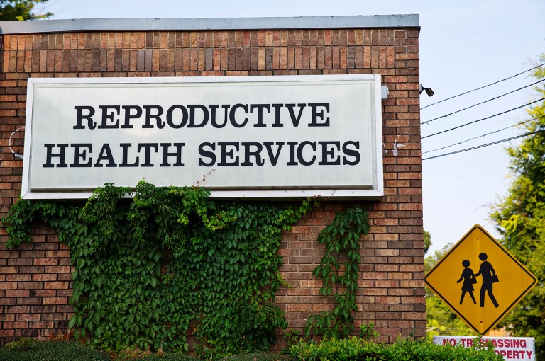 Though 664,435 is still a high figure, and it doesn't include abortion data from California, New Hampshire and Maryland, data from state health departments shows the number continues its steady decline. (AP Photo/Brynn Anderson)