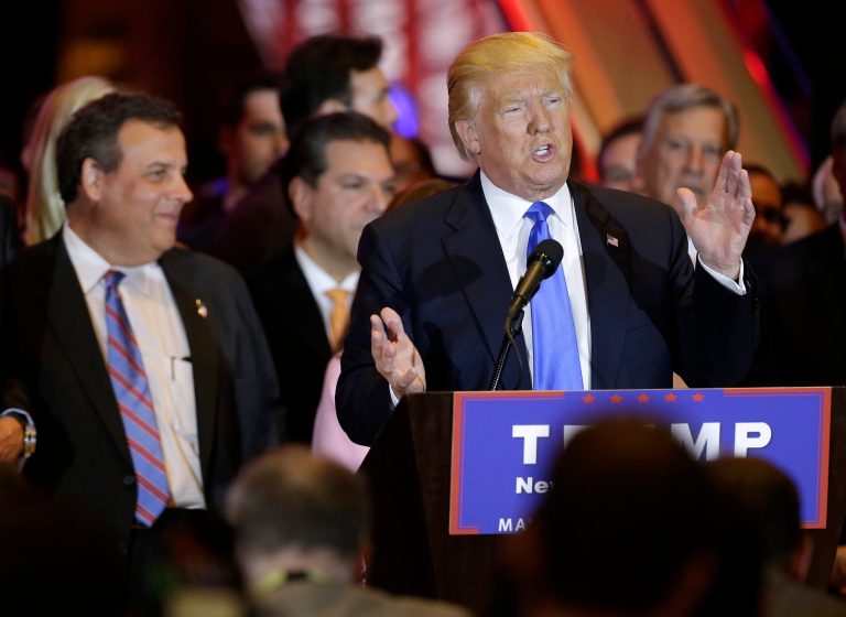 Trump's critique of Iraq, and the GOP leaders who started and supported the war, was his most fundamental yet. (AP Photo/Julie Jacobson)