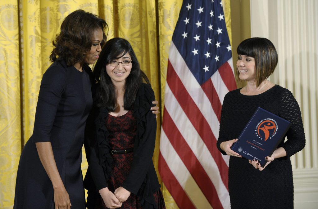 First lady hands out awards to youth arts programs