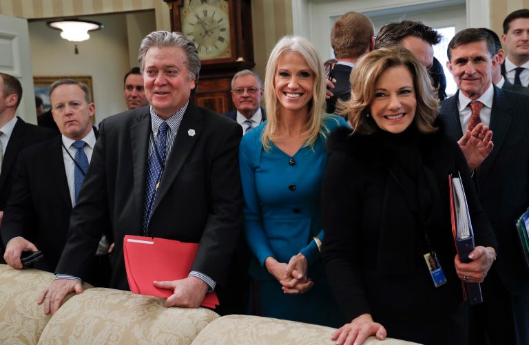 The president boasted during the 2016 election that he would hire only the best people. Not so. (AP Photo/Pablo Martinez Monsivais)