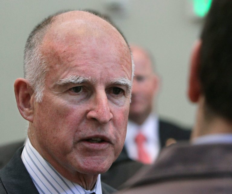 California Gov. Jerry Brown has ended chronic deficits, the state's credit rating is at the highest level since 2006 and a Federal Reserve Bank of Philadelphia index shows the world's 10th-largest economy is the strongest in three decades.ÃÂ (AP Photo/Rich Pedroncelli)
