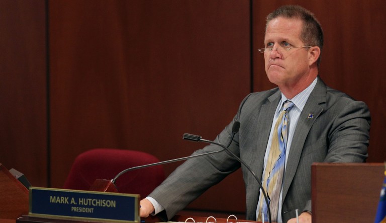 Lieutenant governors are tasked with a variety of responsibilities that give them the experience needed to go on to become successful governors Nevada Lt. Gov. Mark Hutchison. (AP Photo/Lance Iversen)