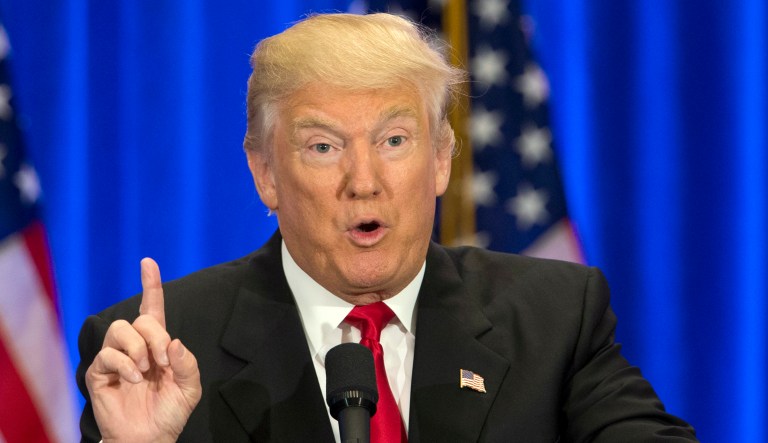 President Trump said it's 