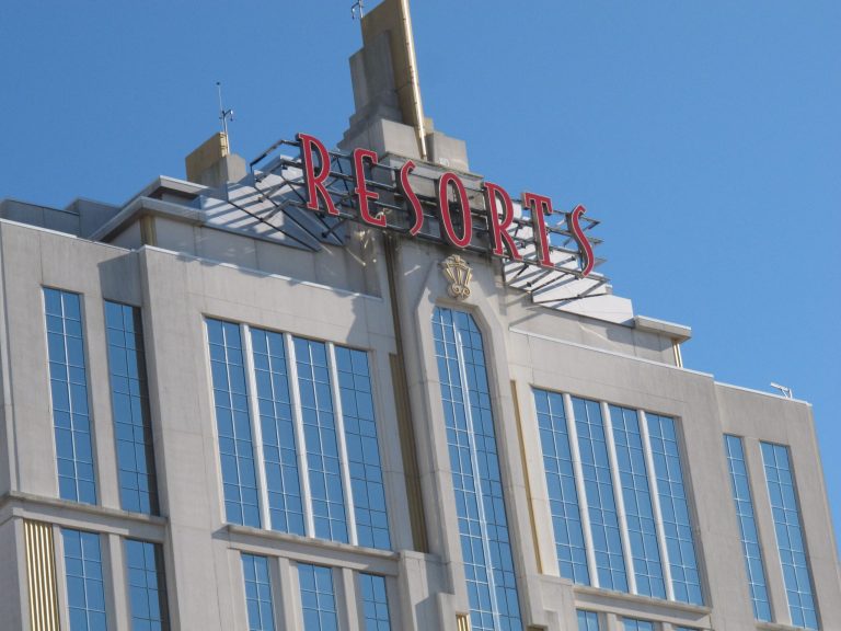 This Dec. 27, 2013 photo shows Resorts Casino Hotel in Atantic City N.J. On June 20, 2014, Resorts announced it has signed deals with two European firms to provide Internet gambling this fall. They will join the PokerStars and FullTilt Poker sites to give Resorts a significant Internet gambling presence in New Jersey this fall. (AP Photo/Wayne Parry