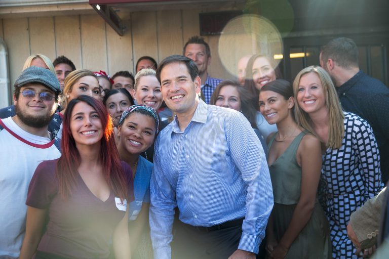 Florida Sen. Marco Rubio performs best against Clinton, winning by 15 percentage points in a hypothetical matchup. (Getty Images)