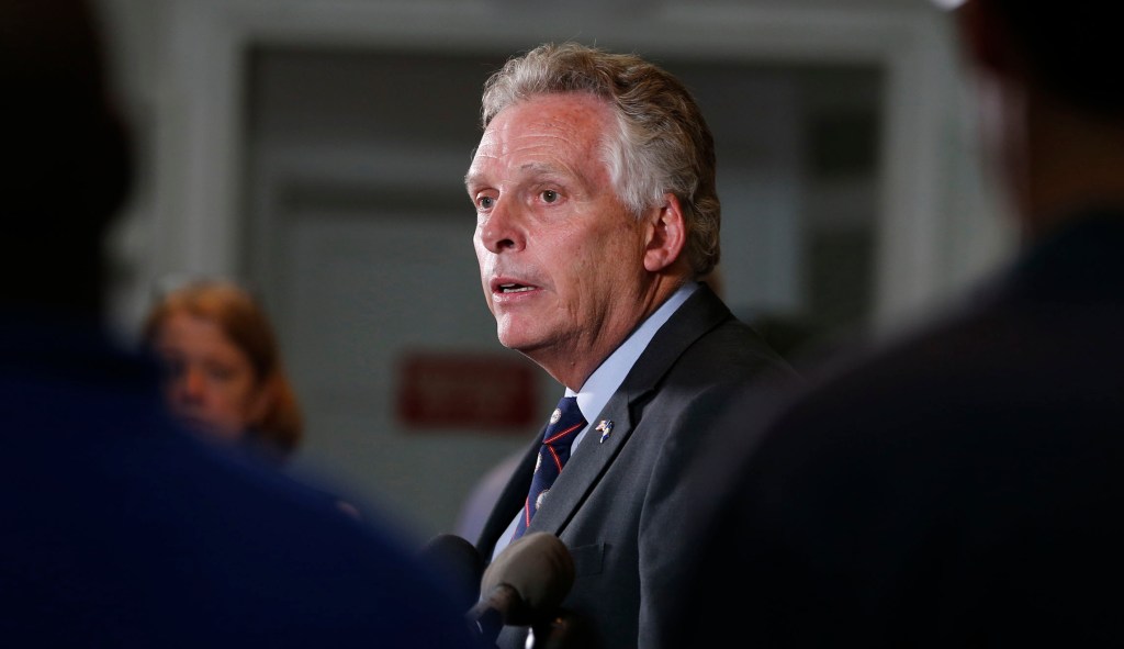 Virginia Gov. Terry McAuliffe calls for Confederate monuments to be removed in the state