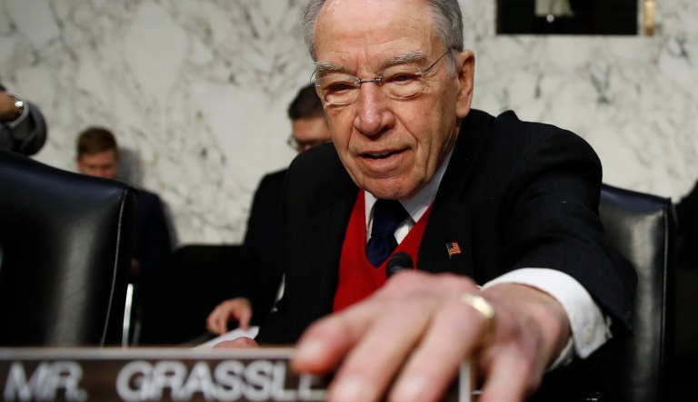 Senate Judiciary Committee Chairman Chuck Grassley previously indicated he wasn't expecting to slow down the pace of judicial confirmations this year. (AP Photo/Carolyn Kaster)