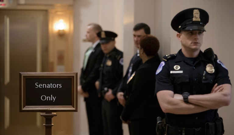 Police would receive $422.5 million in fiscal 2018, under the GOP proposal. (AP Photo/J. Scott Applewhite)