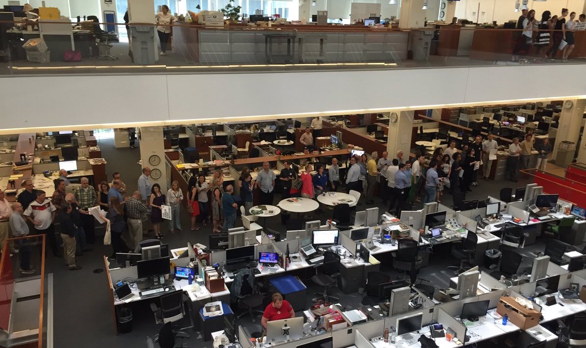 ‘Hundreds’ of New York Times journalists stage walk-out to protest mass layoffs