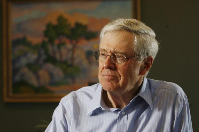 Charles Koch. AP Photo