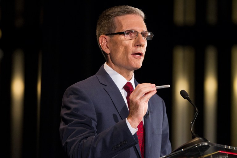 The League of Conservation Voters Victory Fund and Sierra Club released their second TV ad against Rep. Joe Heck in Nevada on Tuesday. (Erik Verduzco/Las Vegas Review-Journal via AP)