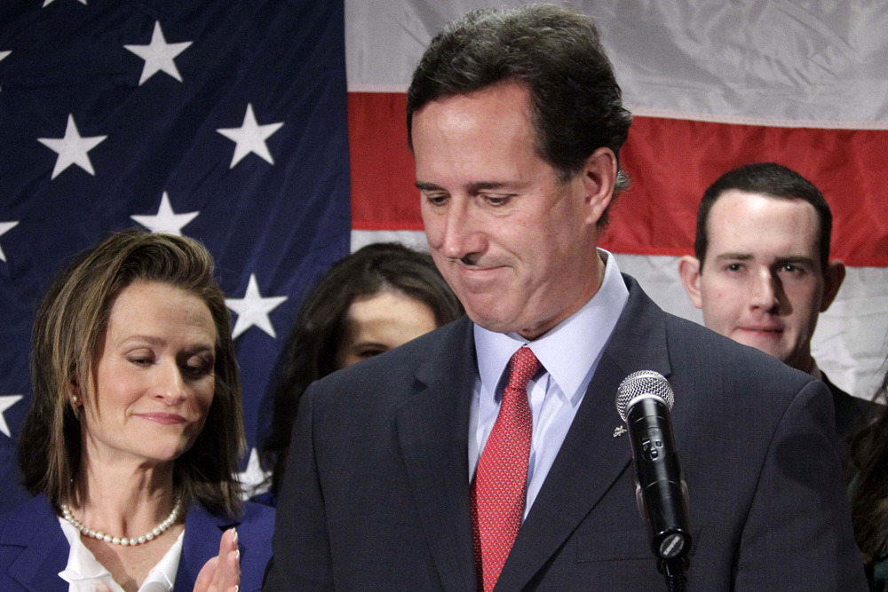 Santorum quits race, ensures Romney GOP nomination