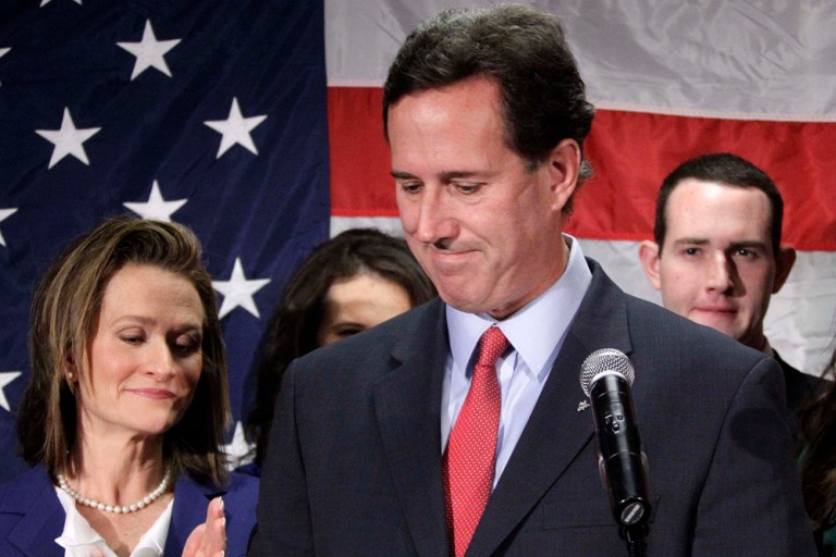 Santorum quits race, ensures Romney GOP nomination