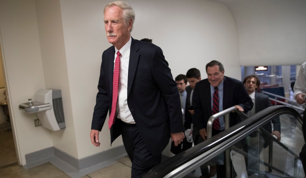 Angus King: First charges under Robert Mueller Russia probe ‘really just the beginning’