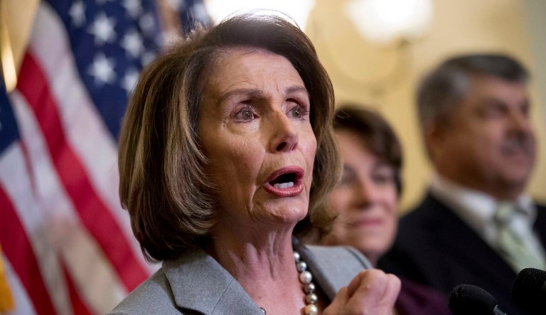 House Minority Leader Nancy Pelosi, D-Calif., said at a press conference that Republican amendments to the tax reform bill were 