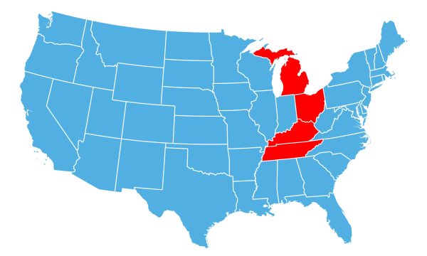 Gay marriage bans undergo scrutiny in four states